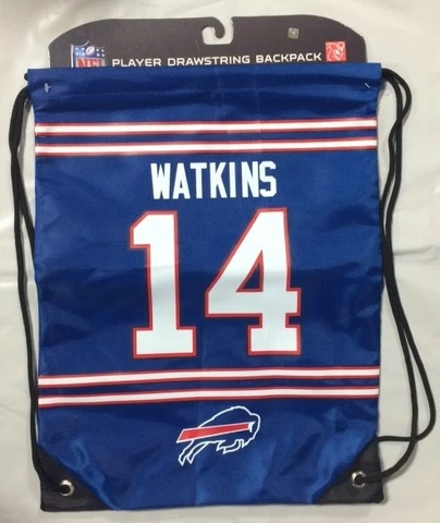 Sammy Watkins #14 Drawstring Back Pack Back Sack BackPack NEW Buffalo Bills Cover