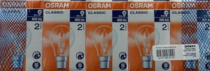 5 Pack Osram 30W = 40W BC Bayonet Halogen GLS standard bulb lamp dimmable 405lm - Picture 1 of 3