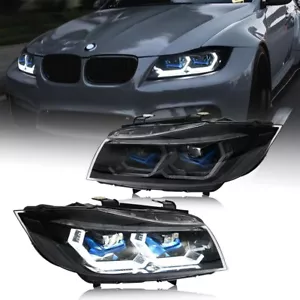 LED Headlights Assembly For BMW E90 320i 323i 325 330 335 2005-2012 Head Lamps - Picture 1 of 17