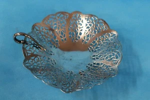 Plato de caramelo con patas de plata Lovelace International Silver Co #2295 - Imagen 1 de 5