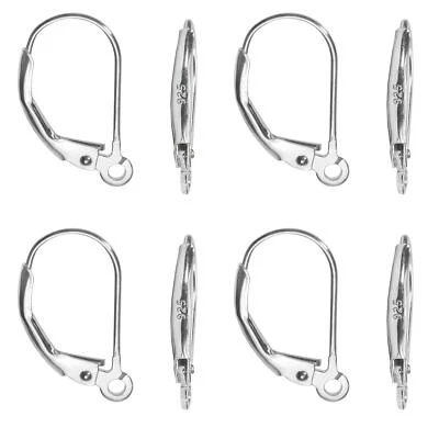 TOAOB 8pcs 925 Sterling Silver Leverback French Earring Hooks Silver Hypoalle... - Image 1 of 4