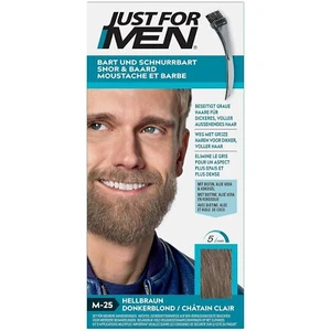 Just For Men Bartfarbe Schnurrbart Tönung gegen graue Haare Farbe Hellbraun M25 - Bild 1 von 6