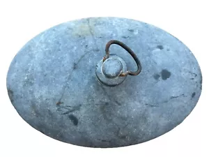Antiguo calentador de cama de metal botella de agua caliente primitivo H-decour Europa mediados de siglo - Imagen 1 de 11