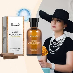 Roxelis Amber Woody Fragrance Men's Parfum 50ml 1.69fl.oz Lasting Long C0W5 - Bild 1 von 18