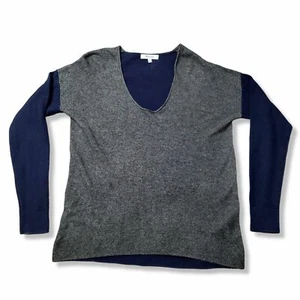 Madewell Women's Sweater Grey / Navy Blue Size Extra Small ( XS ) - Picture 1 of 6
