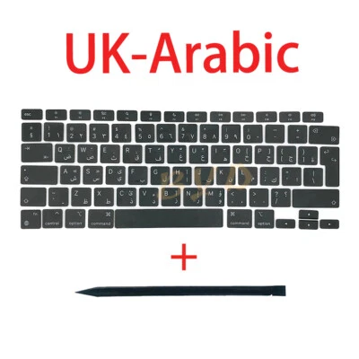 New Arabic Keyboard Keys Keycaps For Macbook Air 13” M1 A2337 2020 EMC 3598 - Image 1 of 3