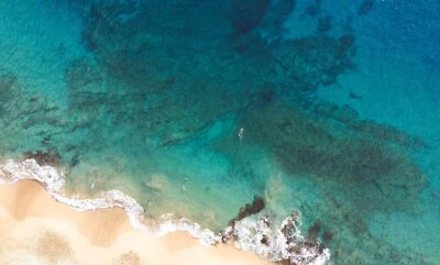 NEW BEAUTIFUL AERIAL BEACH POSTER PREMIUM WALL ART PRINT SIZE A5-A1 - Image 1 of 4