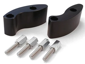 Mirror Extenders Spacers for the 2000 2001 2002 2003 Triumph TT 600 TT600 - Foto 1 di 5