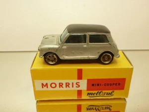 METOSUL 8 - MORRIS MINI COOPER - GREY MET/BLACK 1:43 - FAIR CONDITION IN BOX - - Imagen 1 de 9