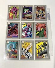 DC COMICS CARDS  1992 Lot Of 9