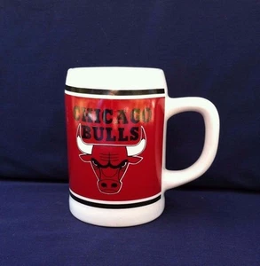 Chicago Bulls Official Licenses Tankard Stein Coffee Mug Cup Papel Collectible - Picture 1 of 3
