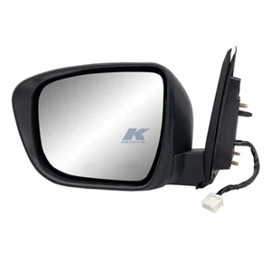 K Source 68144N Exterior Mirror; OEM Replacement; Single; Textured Black/PTM Hou - Picture 1 of 2