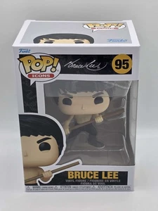 BRUCE LEE (WITH BO STAFF) | Funko Pop Icons #95 - Picture 1 of 8