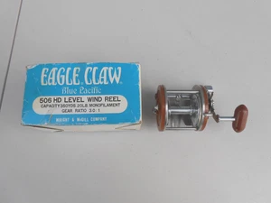 Eagle Claw 506HD Level Wind Salzwasser Süßwasser Angelrolle Neu mit Karton - Bild 1 von 7