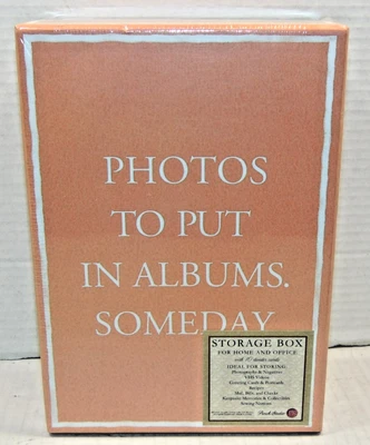 Punch Studio Molly & Rex Photo Storage Box  Photos To Put in Albums Someday - Image 1 of 4