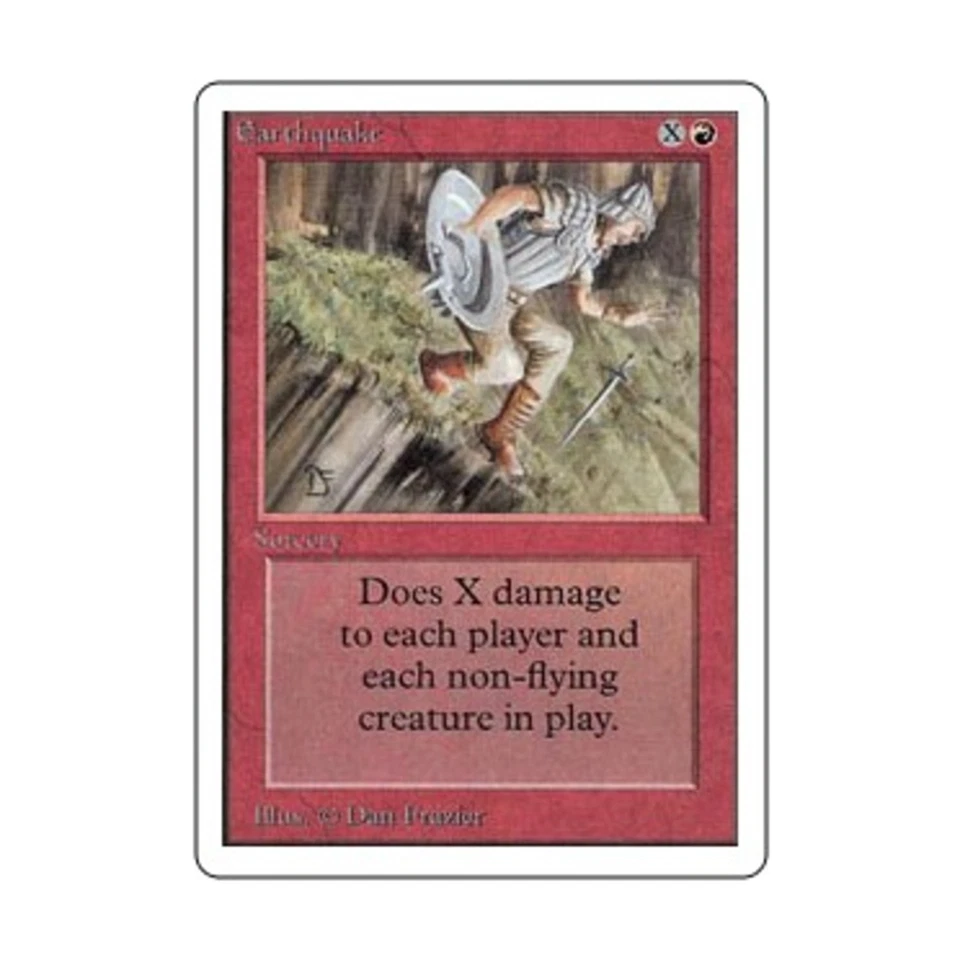 WOTC MtG Unlimited Earthquake (R) Fair- - Image 1 of 1