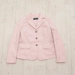 Max Mara Weekend Pink Cotton Blazer Jacket Women’s US 10 Elegant Casual Coat - Picture 1 of 13