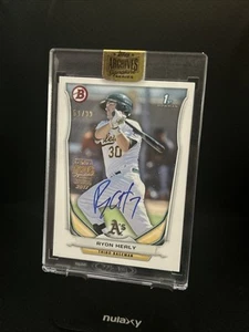 2017 Topps Archives Signature Series Ryon Healy - Picture 1 of 2