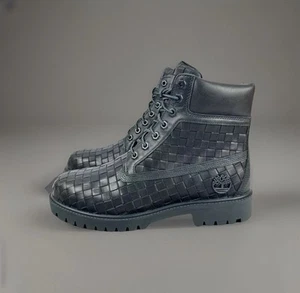 Timberland - Botas de encaje de cuero tejido de 6 pulgadas Talla: UK9 / US9.5 / EU 43.5 - Imagen 1 de 12