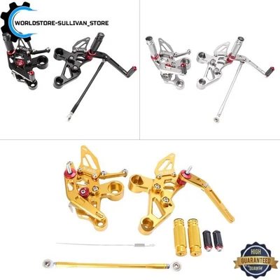 Adjustable Rearset Footpegs Kit For Yamaha MT-09 FZ-09 2014 2015 2016 2017  * - Image 1 of 4