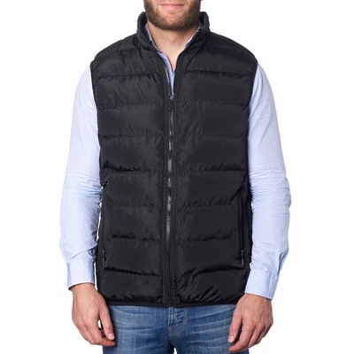 Alpine Swiss Mens Lightweight Down Alternative Puffer Vest Sleeveless Jacket - Image 1 of 4