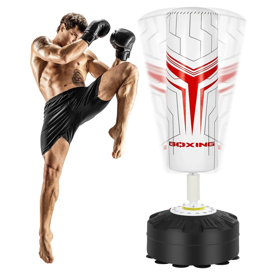 Boxsack Standboxsack Boxtrainer Freistehend Punching Bag Punching Training Bag - Bild 1 von 4