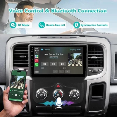 适用于道奇 Ram 1500 2500 3500 2013 - 2018 触摸屏 Carplay 汽车收音机 Android — 第 1/4 张图片