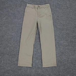 Vineyard Vines Pants Boys 8 Chino Khaki Twill Straight Pockets School 23x23 - Picture 1 of 22