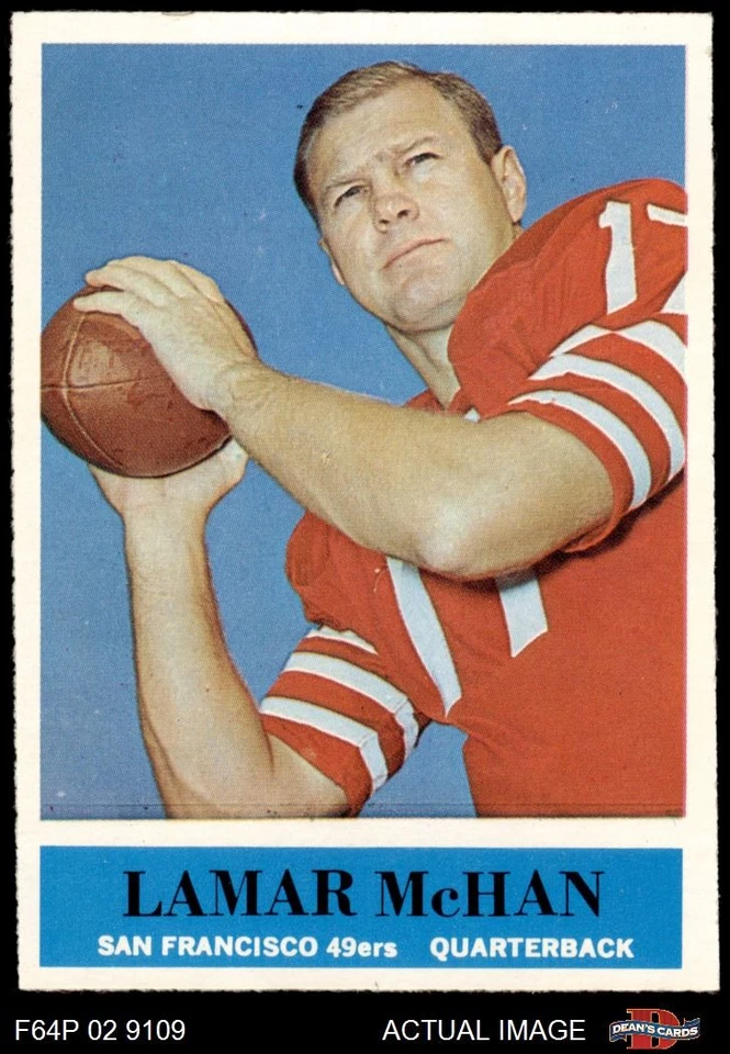 1964 Philadelphia #163 Lamar McHan 49ers Arkansas 7 - NM - Image 1 of 1