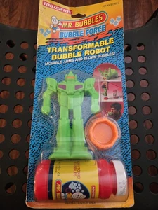 Robot a bolle Mr Bubbles Tootsietoy trasformabile vintage 1993 - Foto 1 di 2