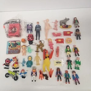 Vintage Small Toy Lot of 35+, Figures, Oscar Mayer, Popeye, Animals, LOOK - Picture 1 of 7