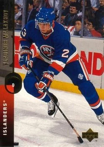 #139 Vladimir Malakhov - New York Islanders - 1994-95 Upper Deck Hockey - Image 1 of 1