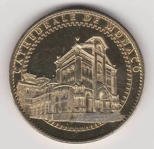 SANS DATE TOKEN MEDAILLE ARTHUS BERTRAND --  MONACO N°2c LA CATHEDRALE TYPE 3 - Picture 1 of 2