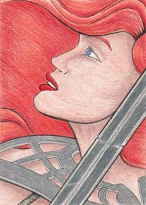 BREYGENT RED SONJA SKETCH BY RODNEY FYKE - Bild 1 von 1