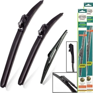 Wiper Blades Will Fit MG ZS 2017 - 2024 Hybrid HH24"14" MG 10"A1 Set of 3 - Picture 1 of 8