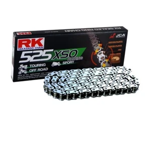 Motorcycle Chain Rx Ring RK 525XSO With 98 Rolls And Rivet Link Open - Bild 1 von 1