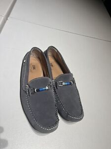 Riomar Shoes Men's 11.5 Yacht Boat Stingray Grey Deck Driver Loafers Casual
