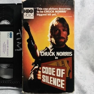 Code of Silence (VHS, 1990) Cannon HBO Video SWB Combined Shipping - Picture 1 of 3