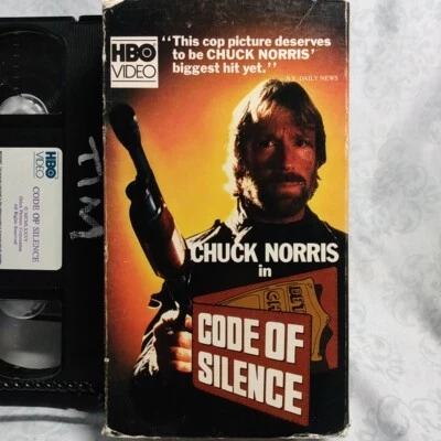 Code of Silence (VHS, 1990) Cannon HBO Video  SWB Combined Shipping - Image 1 of 3