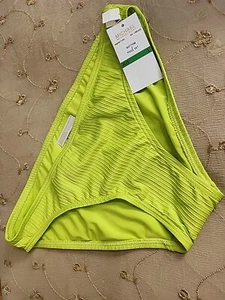 NUEVO CON ETIQUETAS TRAJE DE BAÑO PARA MUJER MICHAEL KORS LIMEADE PARTE INFERIOR TALLA L - Imagen 1 de 6