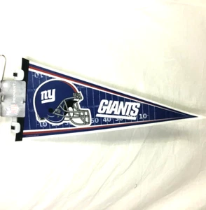 NEW YORK GIANTS NFL LICENSED 30"X12" FELT PENNANT FREE SHIPPING - Picture 1 of 1