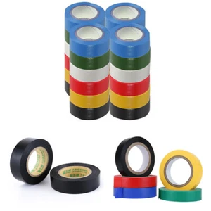 Tape PVC Insulating Coloured Waterproof Electrical Insulation Multi Packs - Picture 1 of 14