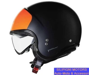 NOLAN N21 06 VERNICIATURA SPECIALE 352 Nero/Arancione Casco Jet Moto Scooter - Foto 1 di 9