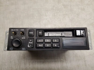 Receptor reproductor de casete estéreo radio Hyundai Elantra 92 1992 AM FM 9614028100 Foto 1 de 4