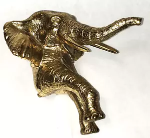 "Gancho escultura de pared cabeza de elefante J.Connor 1959 Don Winton Pasadena 6" - Imagen 1 de 16