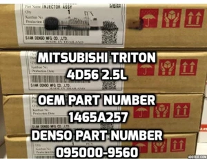 DIESEL FUEL INJECTORS (4) for MITSUBISHI TRITON 2.5L 4D56T .NEW.DENSO - Picture 1 of 1