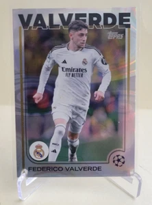 2024-25 TOPPS UEFA CLUB COMPETITIONS FEDERICO VALVERDE RAIN DROPS #164 - Picture 1 of 2