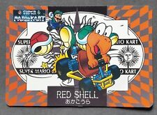 Red Shell Super Mario Kart Banprecard Japanese Banpresto Nintendo 1993 Japan F/S