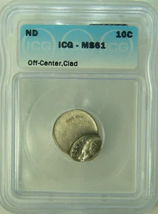ND 10C ICG MS61 Off-Center (Lot: S010) - Picture 1 of 2