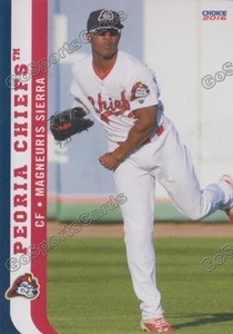 2016 Peoria Chiefs Magneuris Sierra RC Rookie Cardinals - Picture 1 of 1